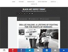 Tablet Screenshot of blackartblog.blackartdepot.com